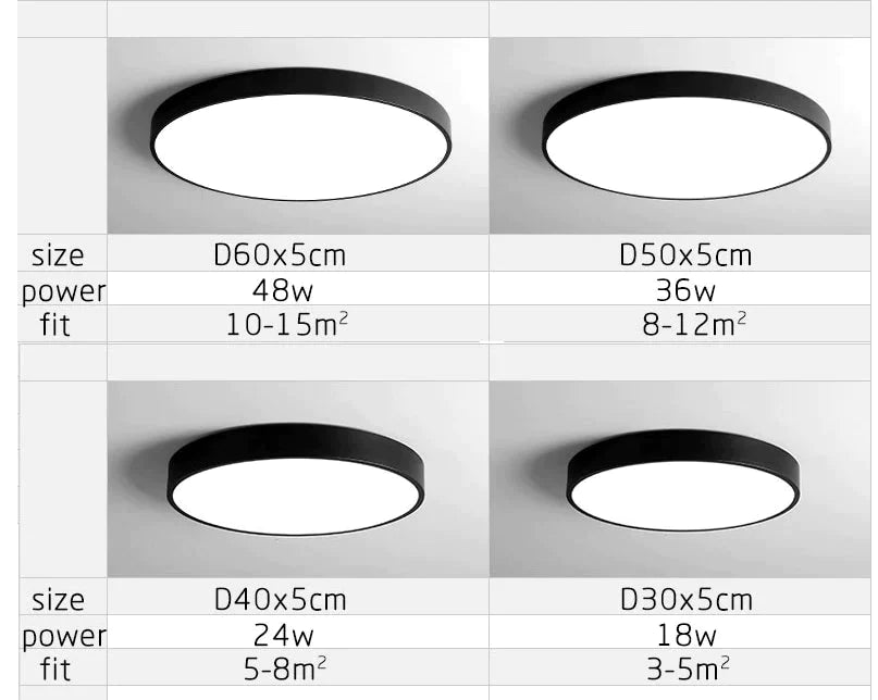 Lámpara de techo Led moderna de Metal, lámpara de techo Led Simple en blanco y negro para sala de estar, dormitorio, comedor, accesorios de iluminación