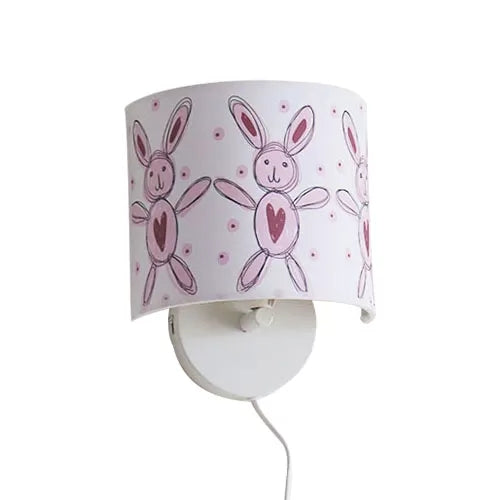 Applique murale en tissu pour enfants en forme de tambour : applique murale sous-teinte pour couloir d'escalier