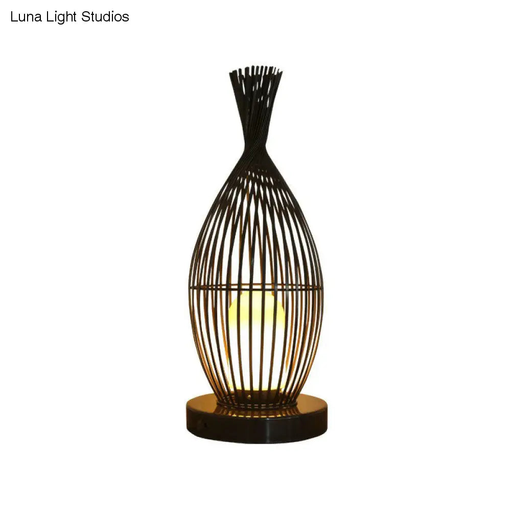 Sleek Iron Floor Light with Acrylic Shade - Ideal for Outdoor Areas